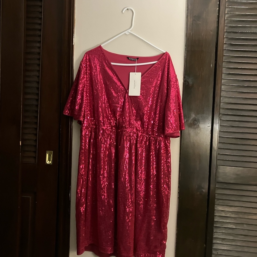 Red Sequin Dress
